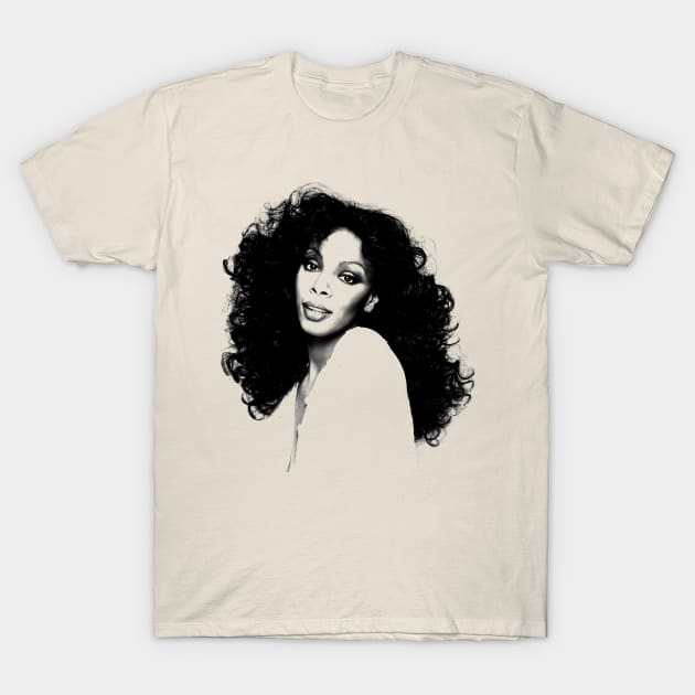 Donna Summer // Drawing Style Design T-Shirt by Shirleyy Shop Arts